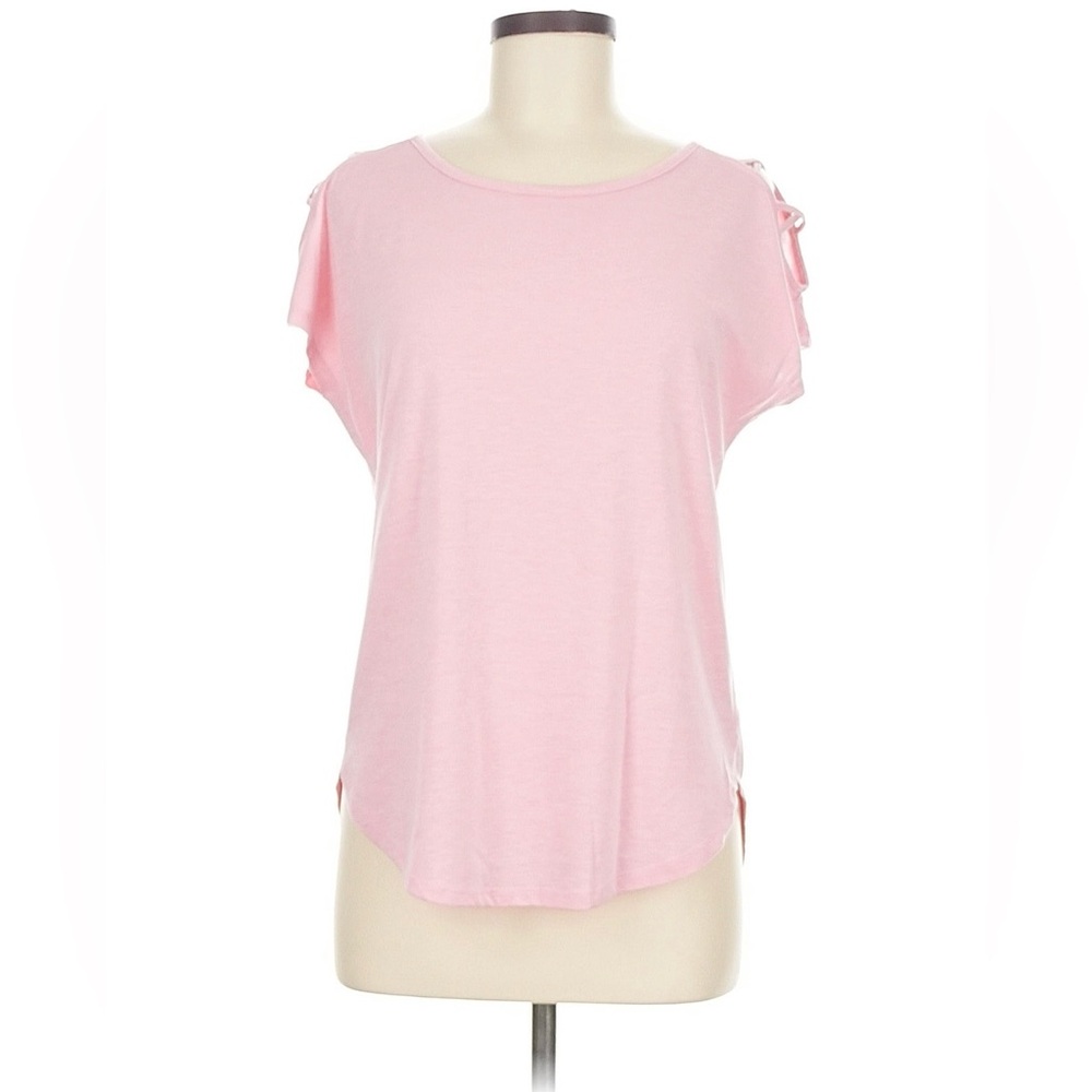 NWOT Yogalicious Light Pink Short Sleeve Tee